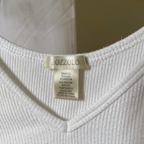 White Ribbed Tank - Picture 2 of 4